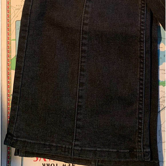 | FREE PEOPLE | Penny Pull-On Flare Jeans Black Size 26 - Picture 6 of 9